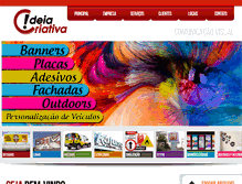 Tablet Screenshot of ideiacriativa.com.br